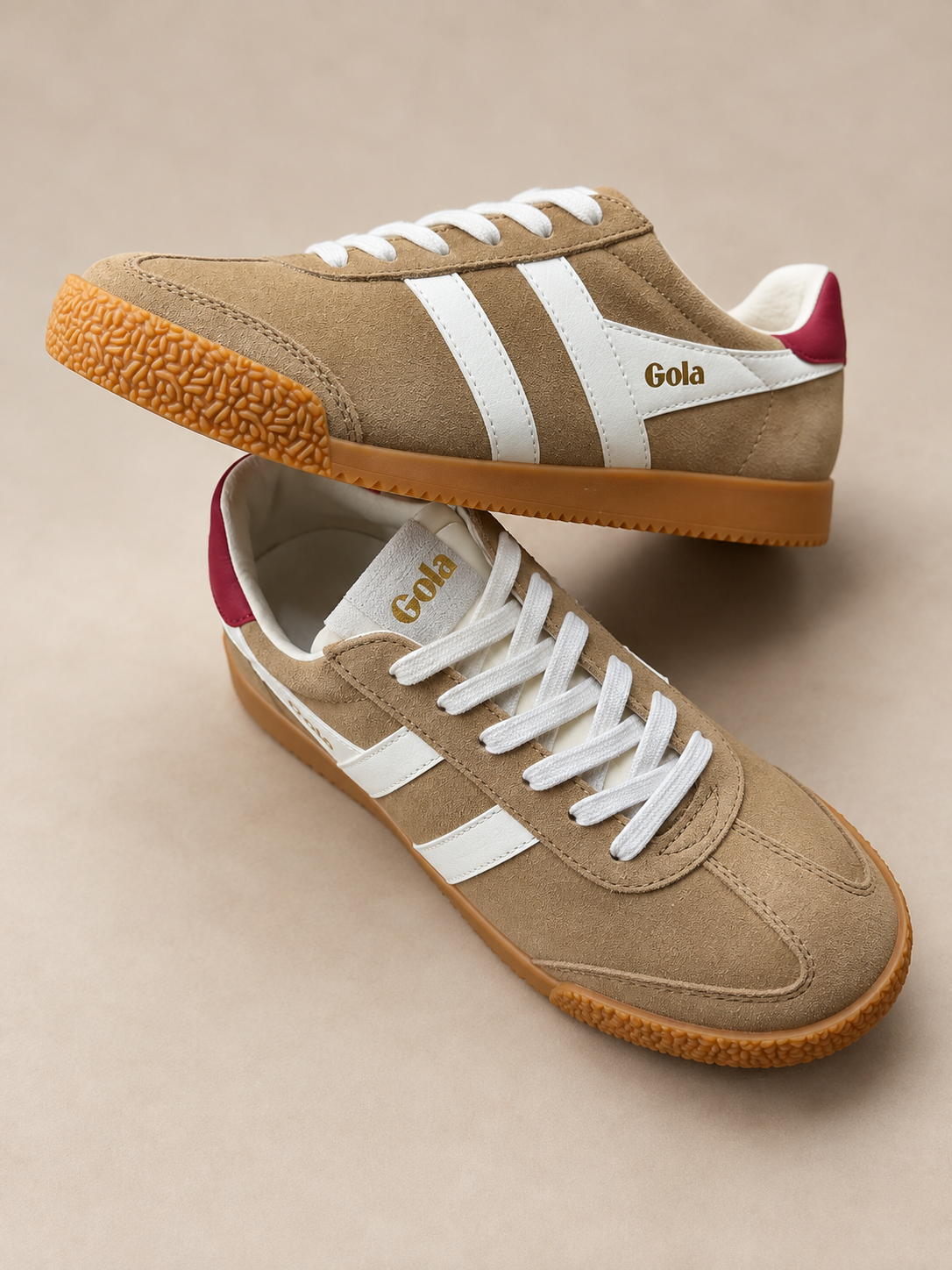 Gola Deep Red Elan Trainer Sneaker