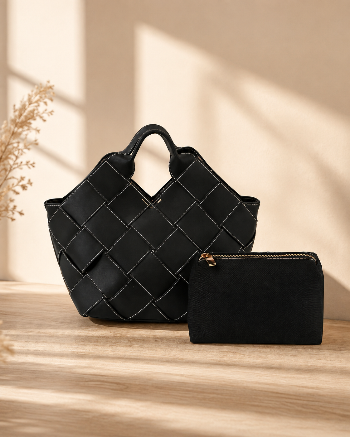 Maddy Basket Tote Bag