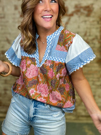 THML Lucas Floral Top