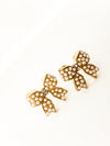 Sloane Mini Pearl Bow Earrings