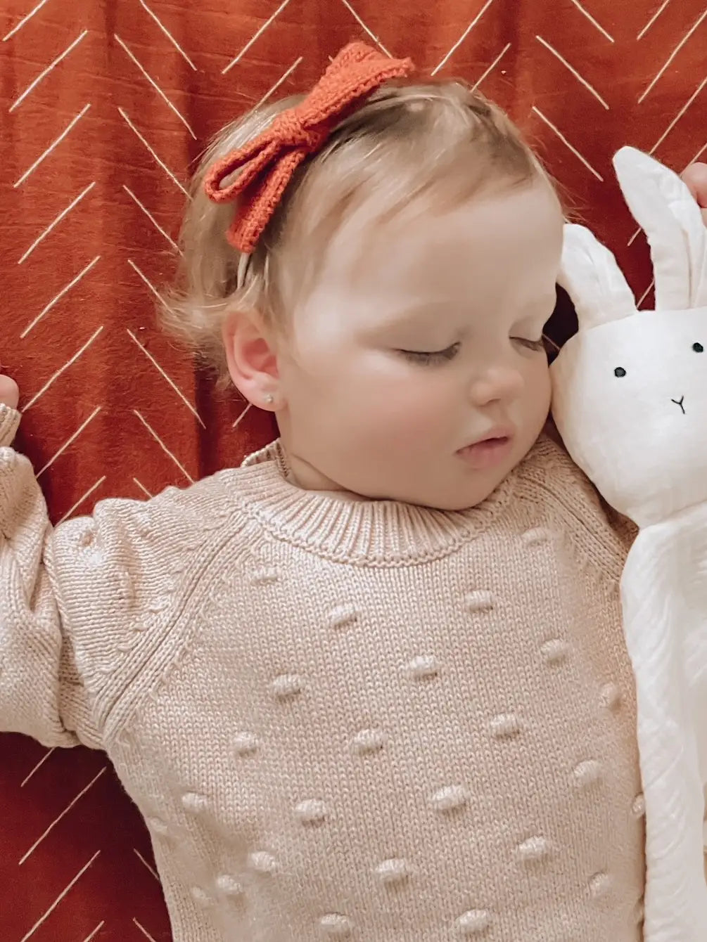Bunny Muslin Security Blanket