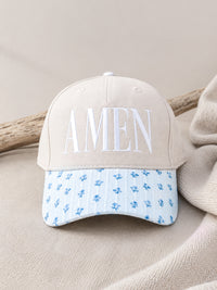 Amen Floral Rim Cap