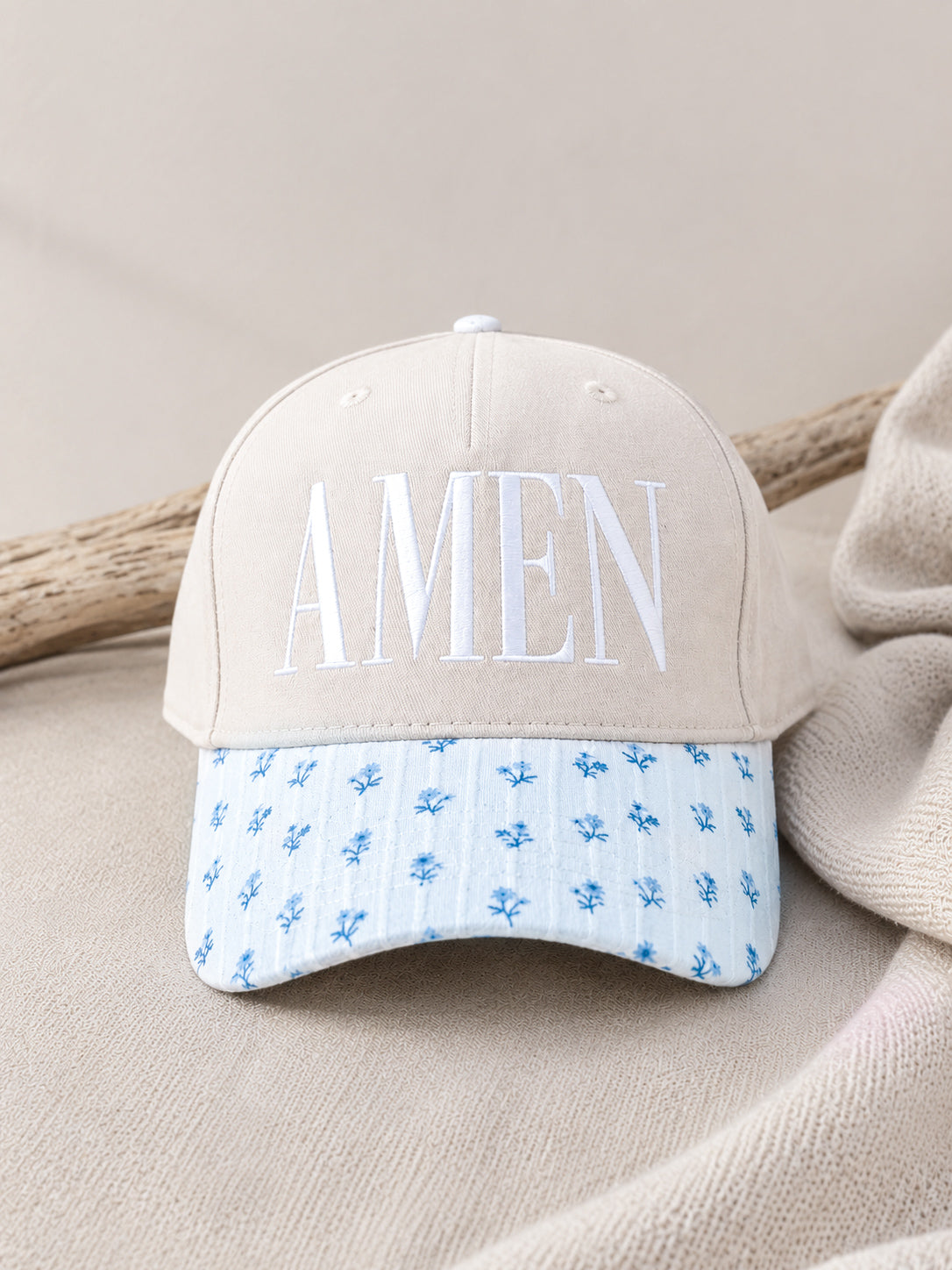 Amen Floral Rim Cap