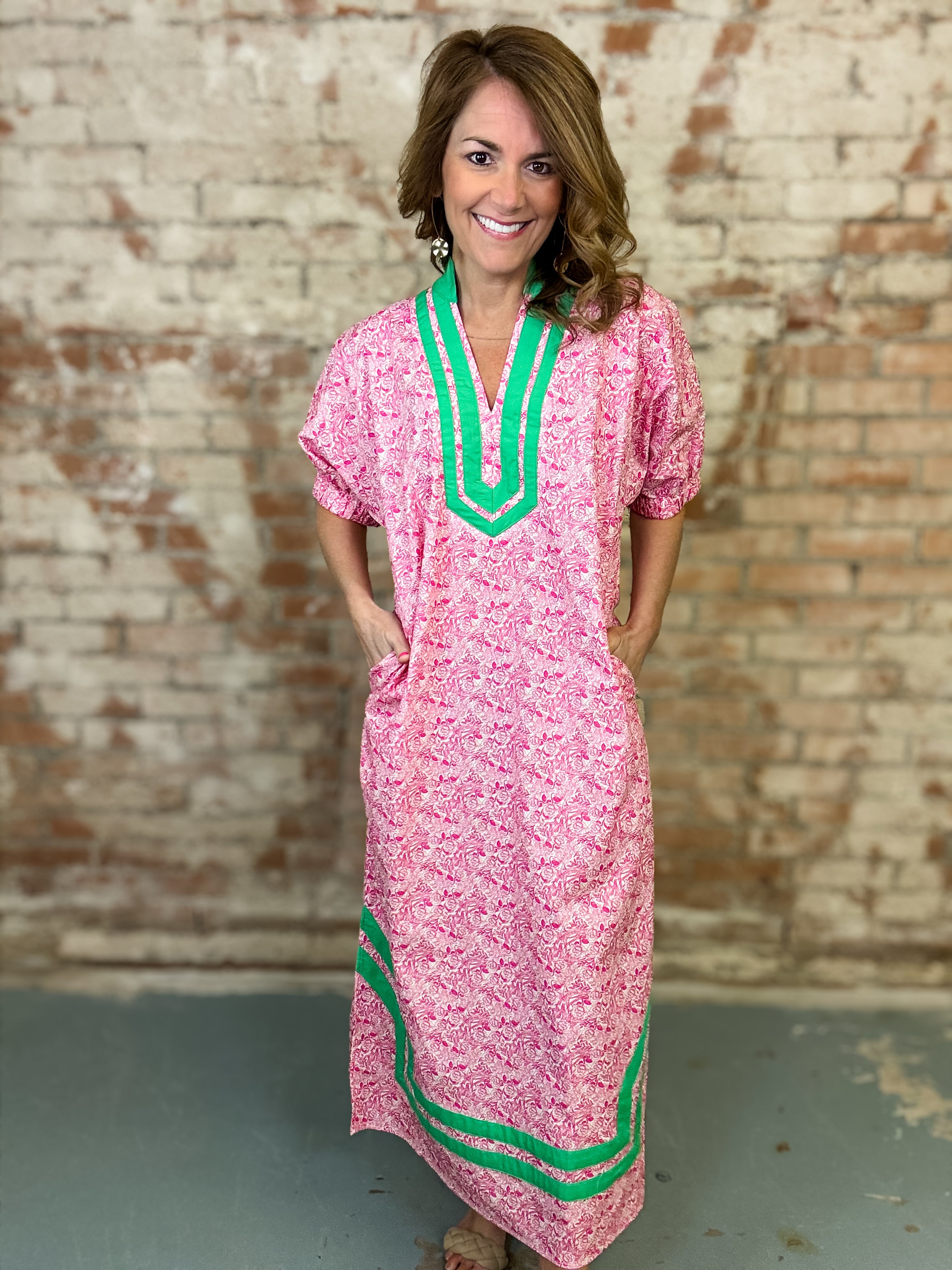 Callan Floral Print Midi Dress