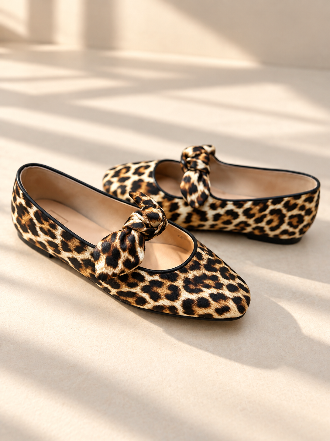 Shu Shop April Leopard Flat