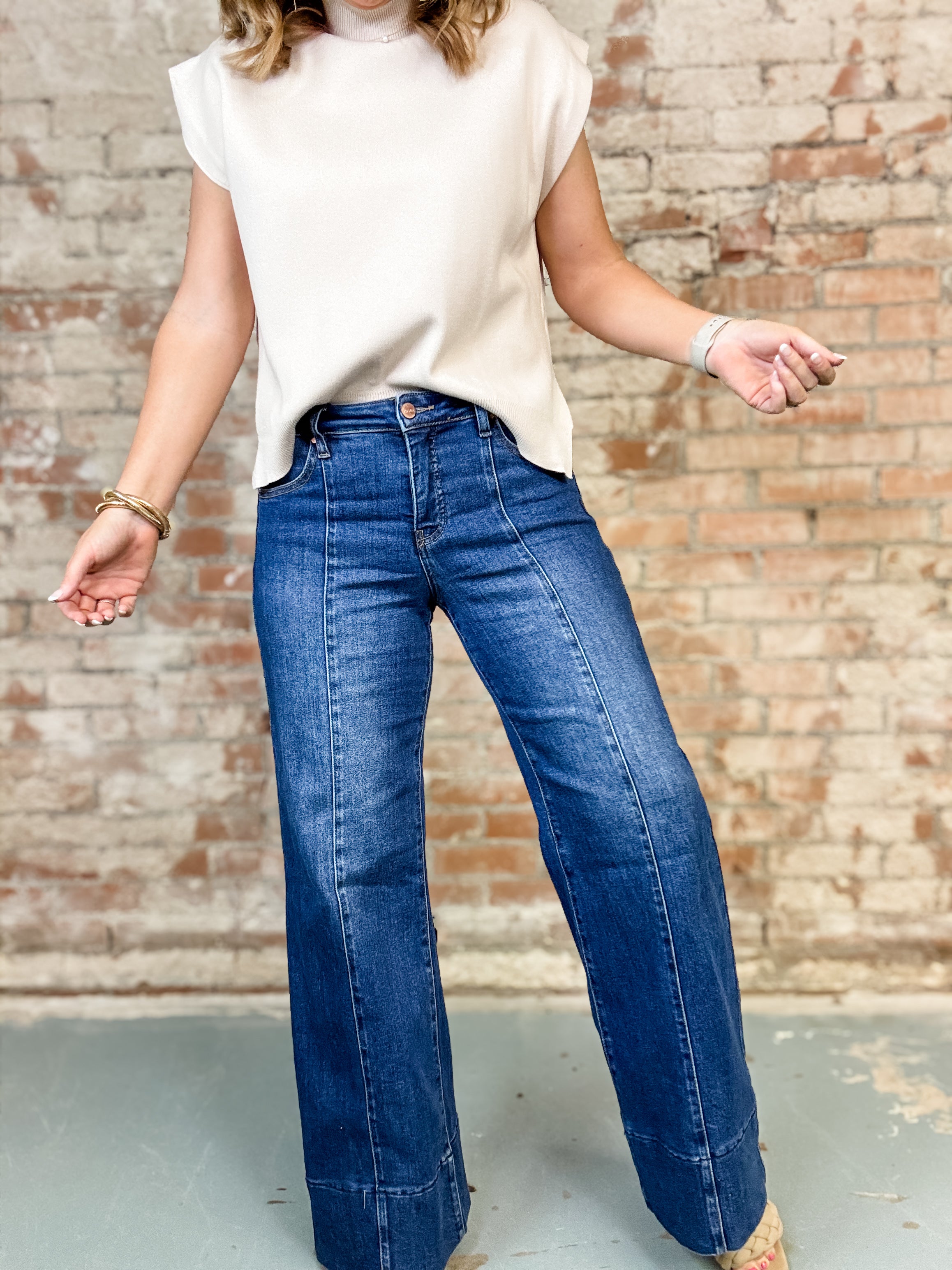 Frankie Front Seam Jeans
