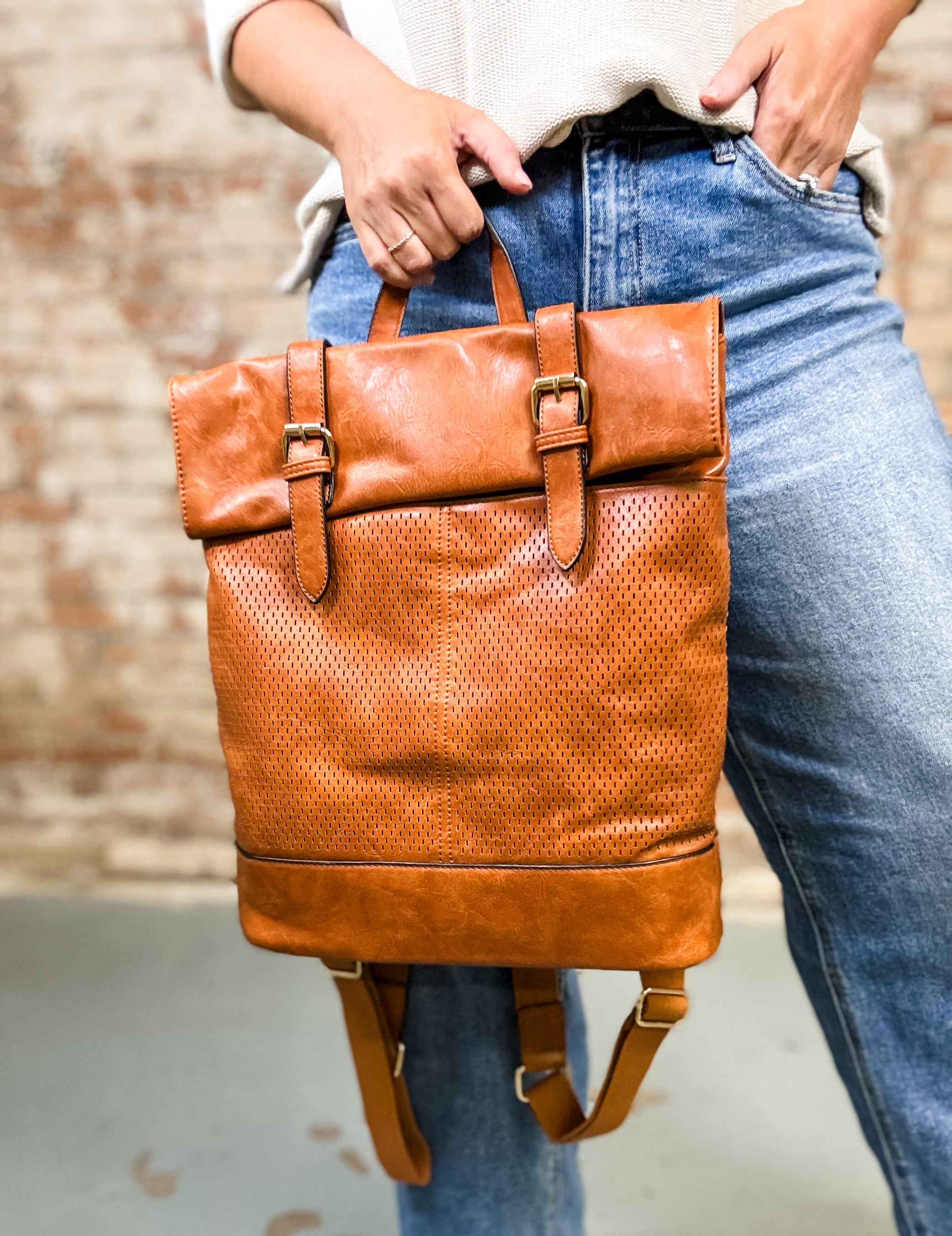 Samayra Laser Cut Backpack