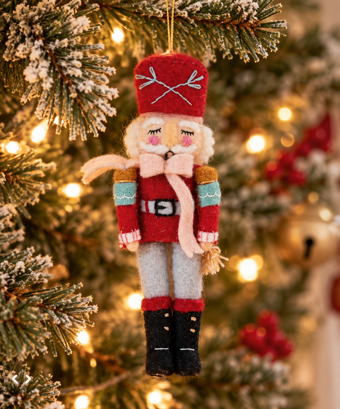 Wool Felt Nutcracker Ornaments
