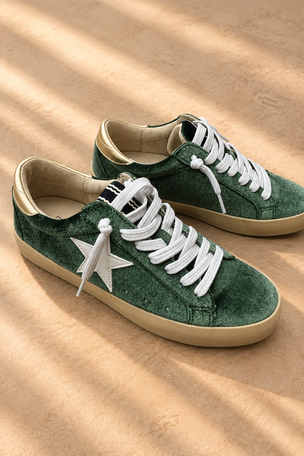Shu Shop Paula Velvet Sneakers