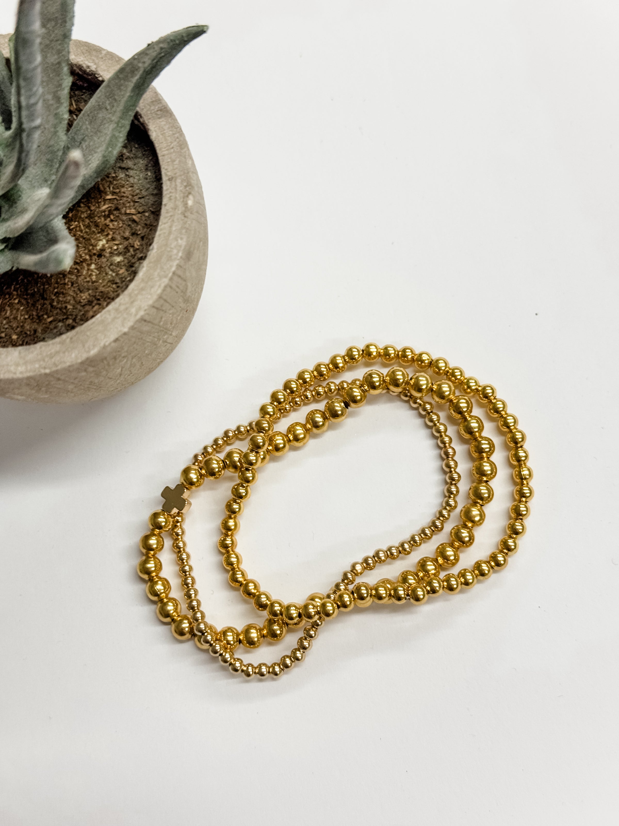 Faith Cross Multilayer Bracelet Set