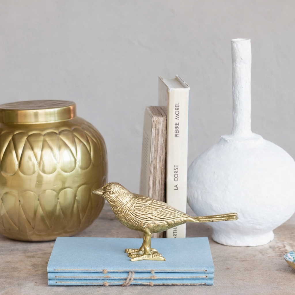 Cast Aluminum Gold Bird