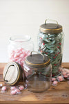 Glass Jars with Metal Lids