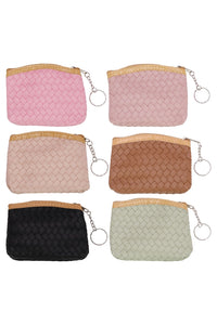 Basket Weave Coin Purse
