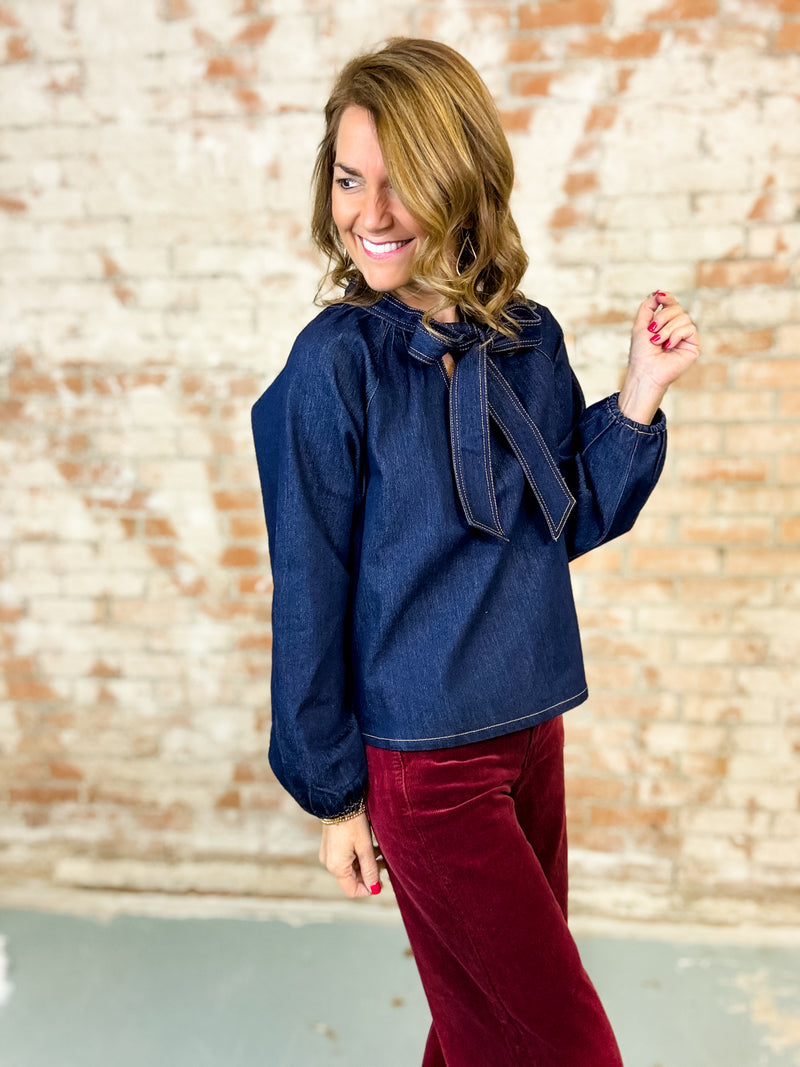 Ruelle Denim Top