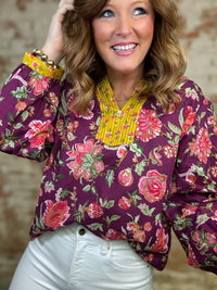 THML Novelle Placket Top