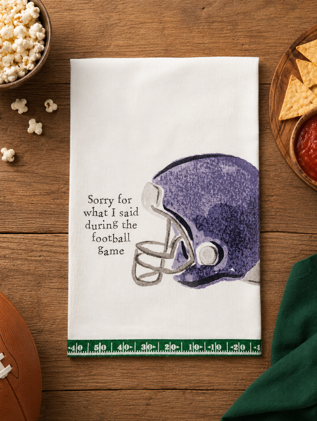 Mudpie Sorry For Tailgate Towel