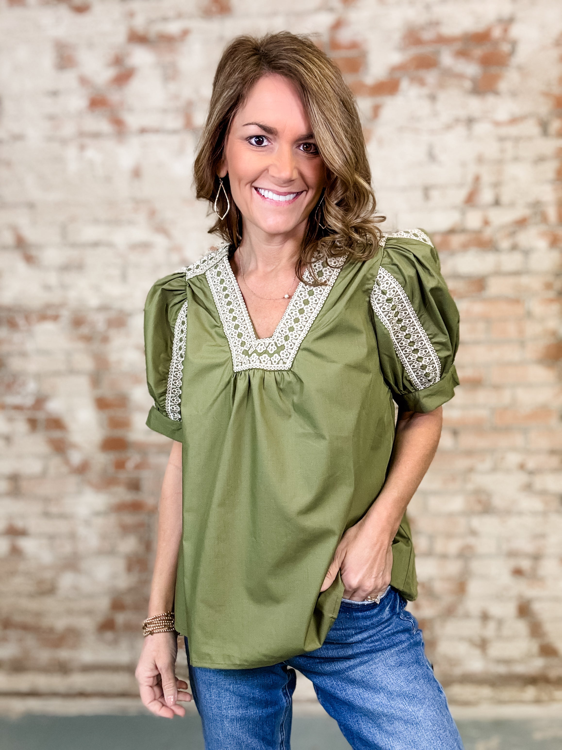 Toria Puff Sleeve Top