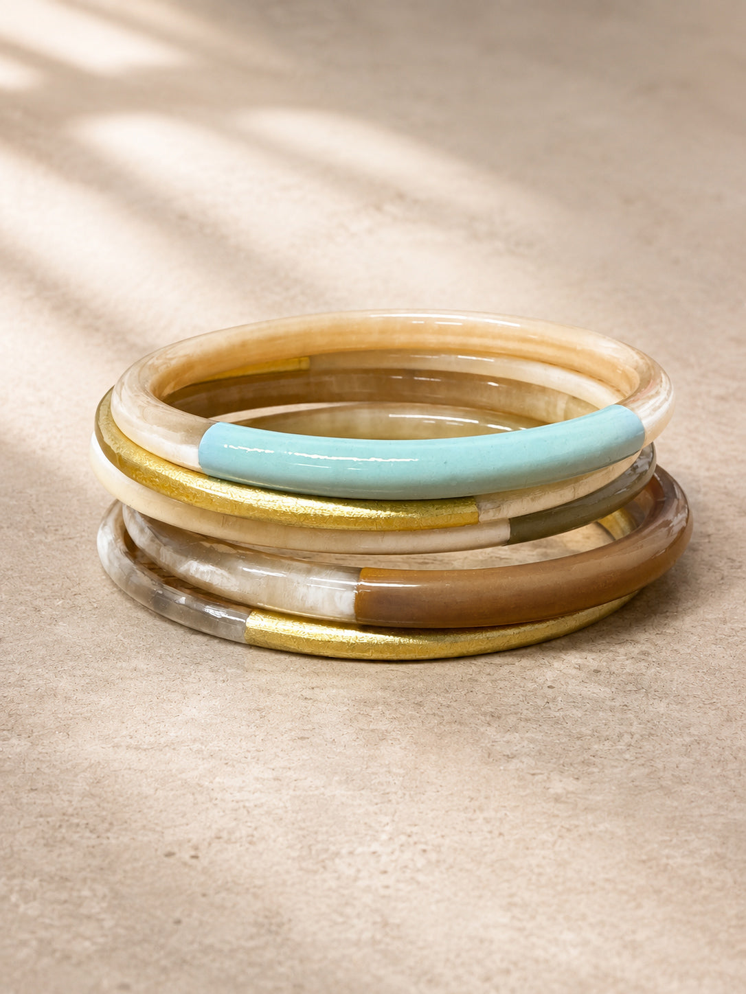 Autumn Metallic Bangle Set | Sunshine Tienda