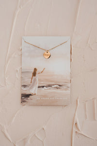Dear Heart Hope Disc Necklace