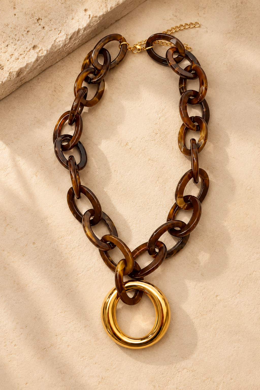Collin Brown Chain Necklace