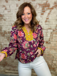 THML Novelle Placket Top