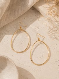 Michelle Hammered Earrings