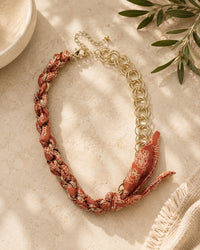 Maddie Chain Scarf Necklace