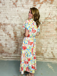 Frances Floral Midi Dress