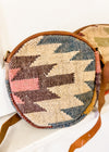 Henlee Round Tapestry Crossbody