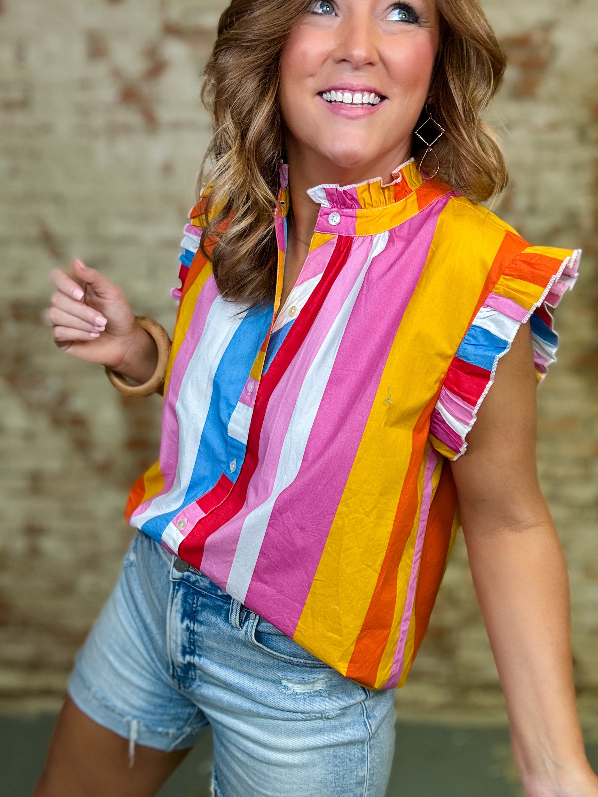 THML Celina Stripe Top