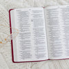 ESV Large Print Thin Line Bible | Raspberry Floral