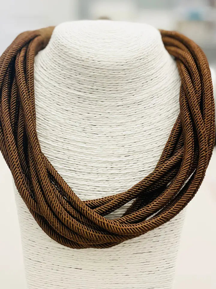 Adina Slub Multistrand Necklace