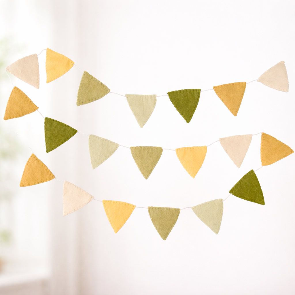 Spring Pennant Banner