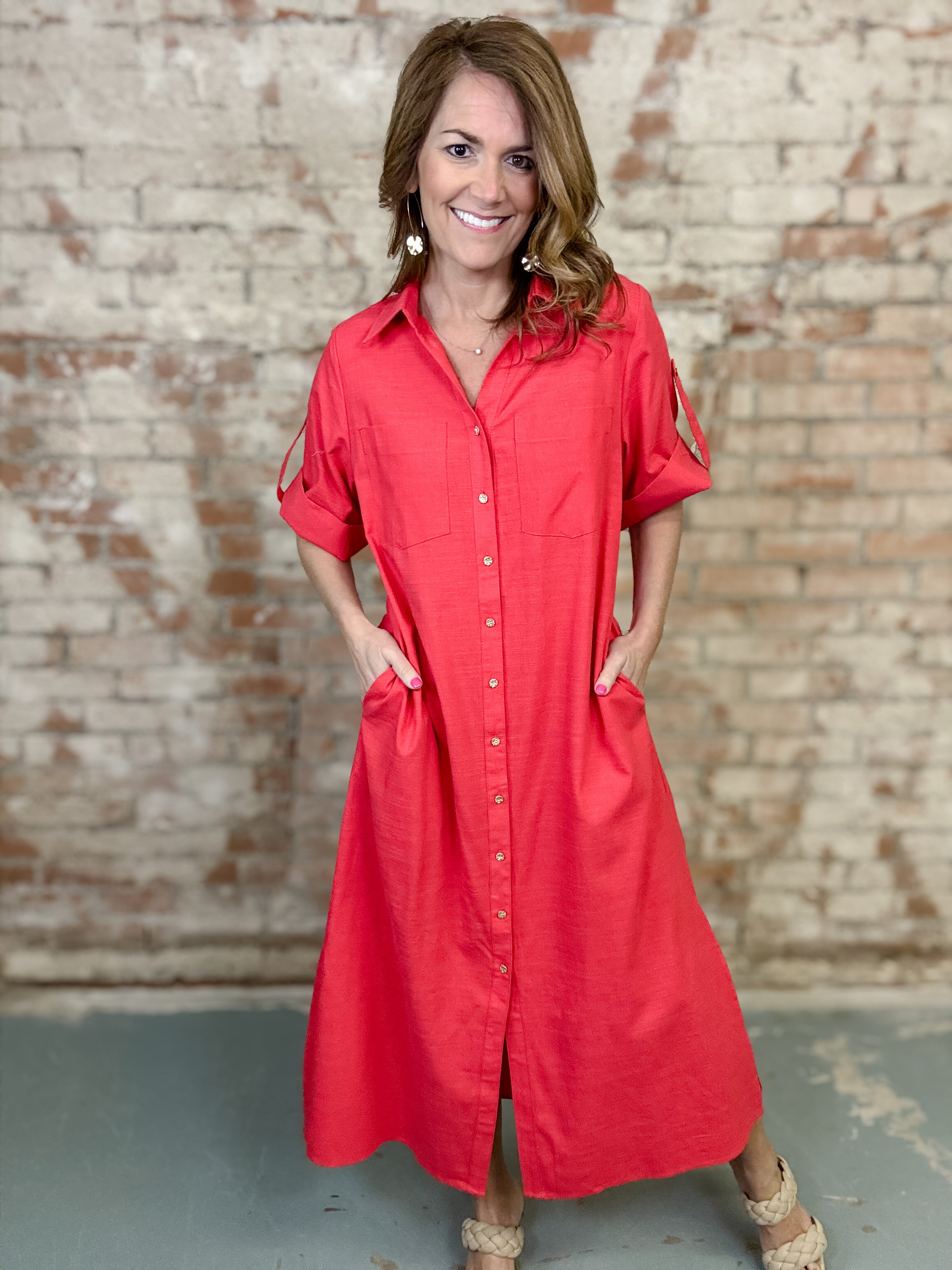Grace Button Down Dress