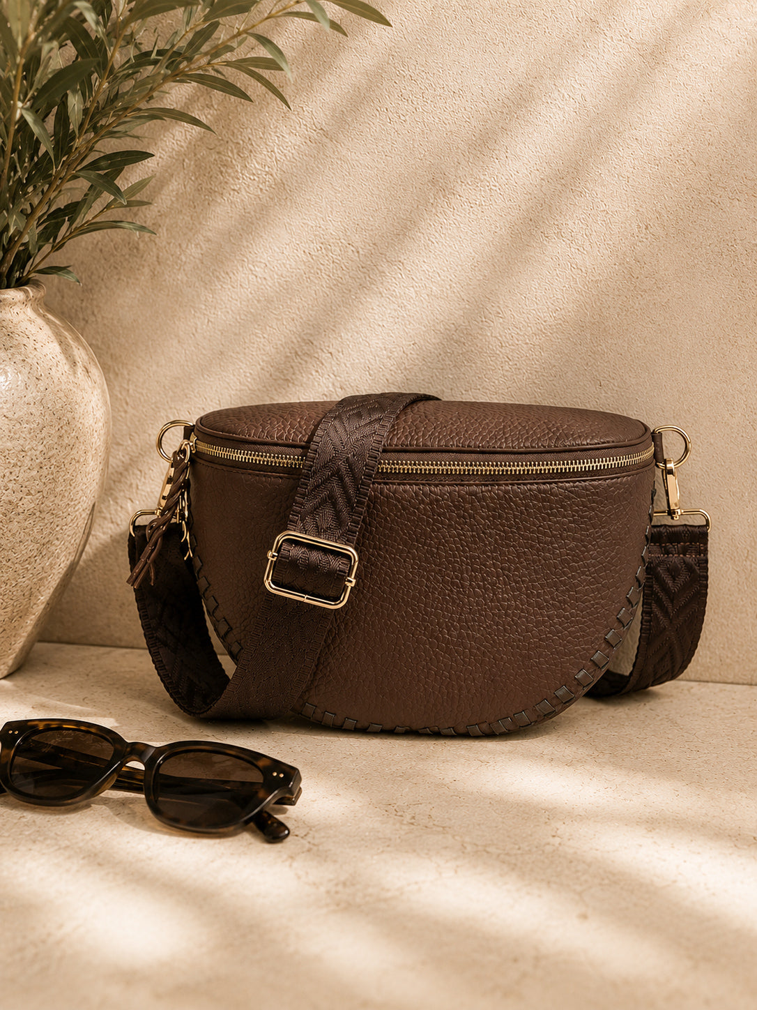 Janice Whipstich Sling Bag