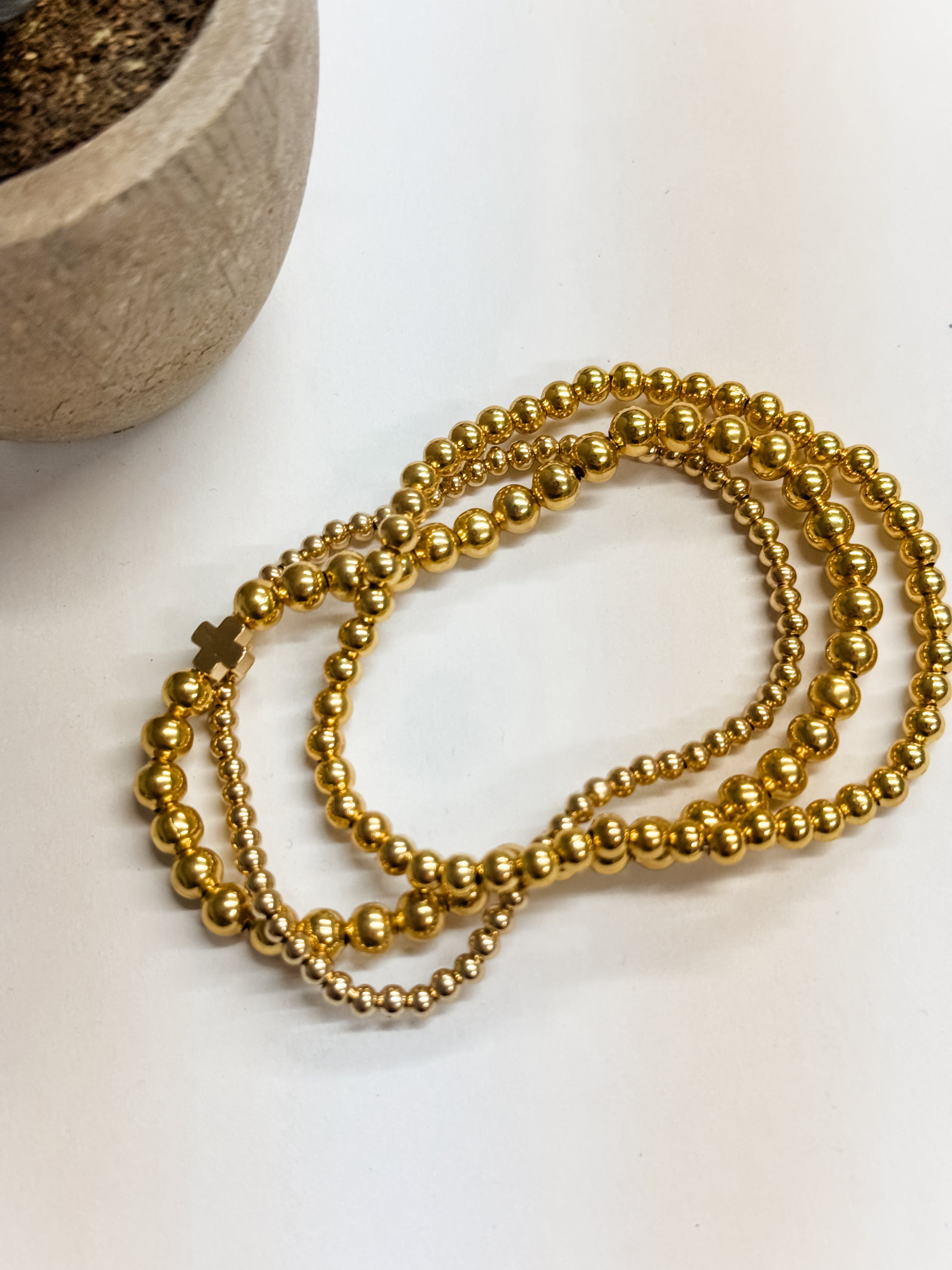 Faith Cross Multilayer Bracelet Set