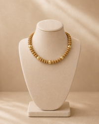Orlando Wood Disk Necklace