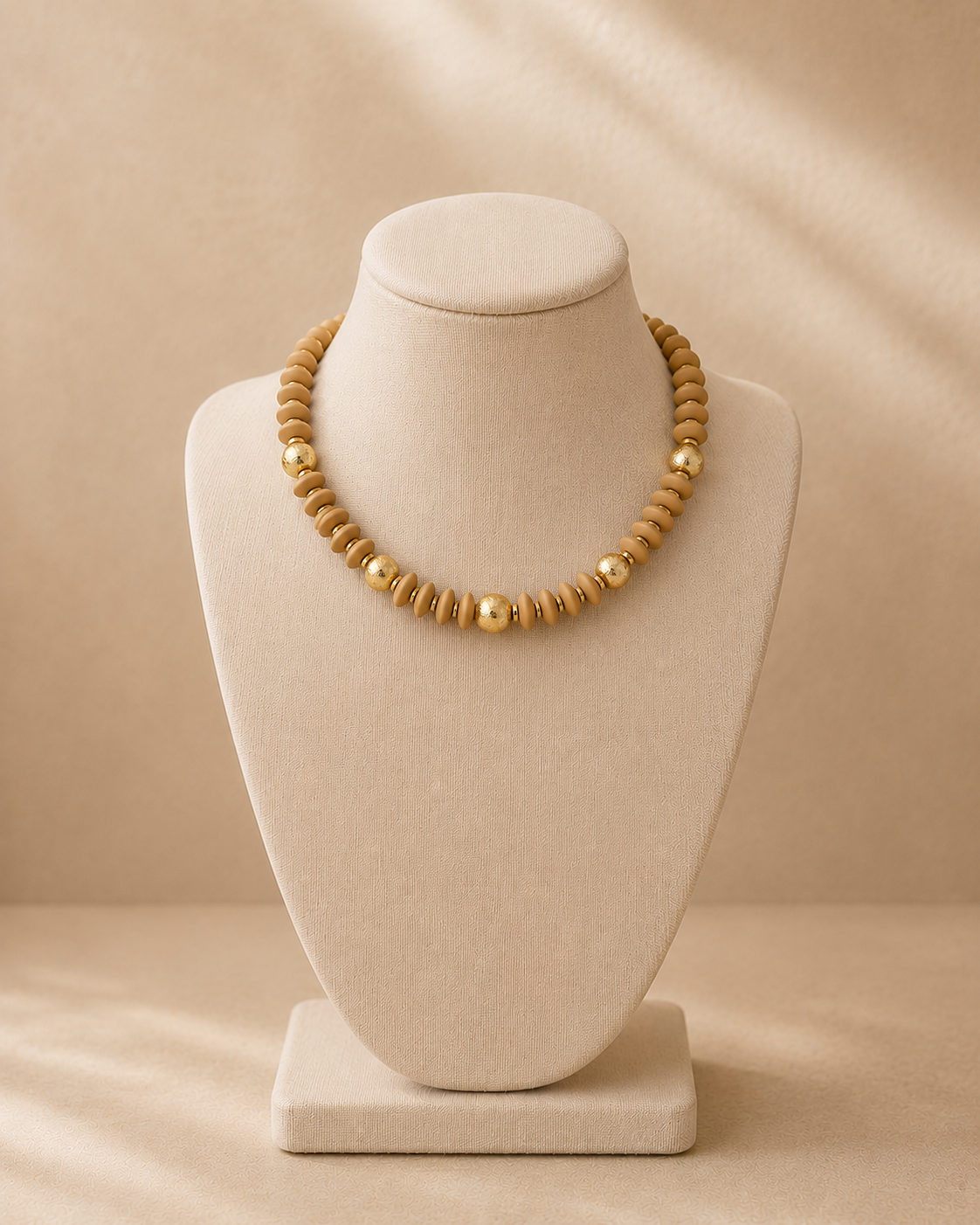 Orlando Wood Disk Necklace