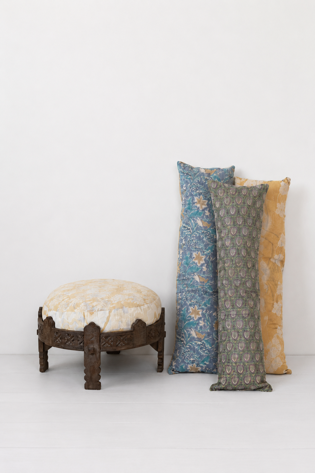 Vintage Kantha Lumbar Pillow