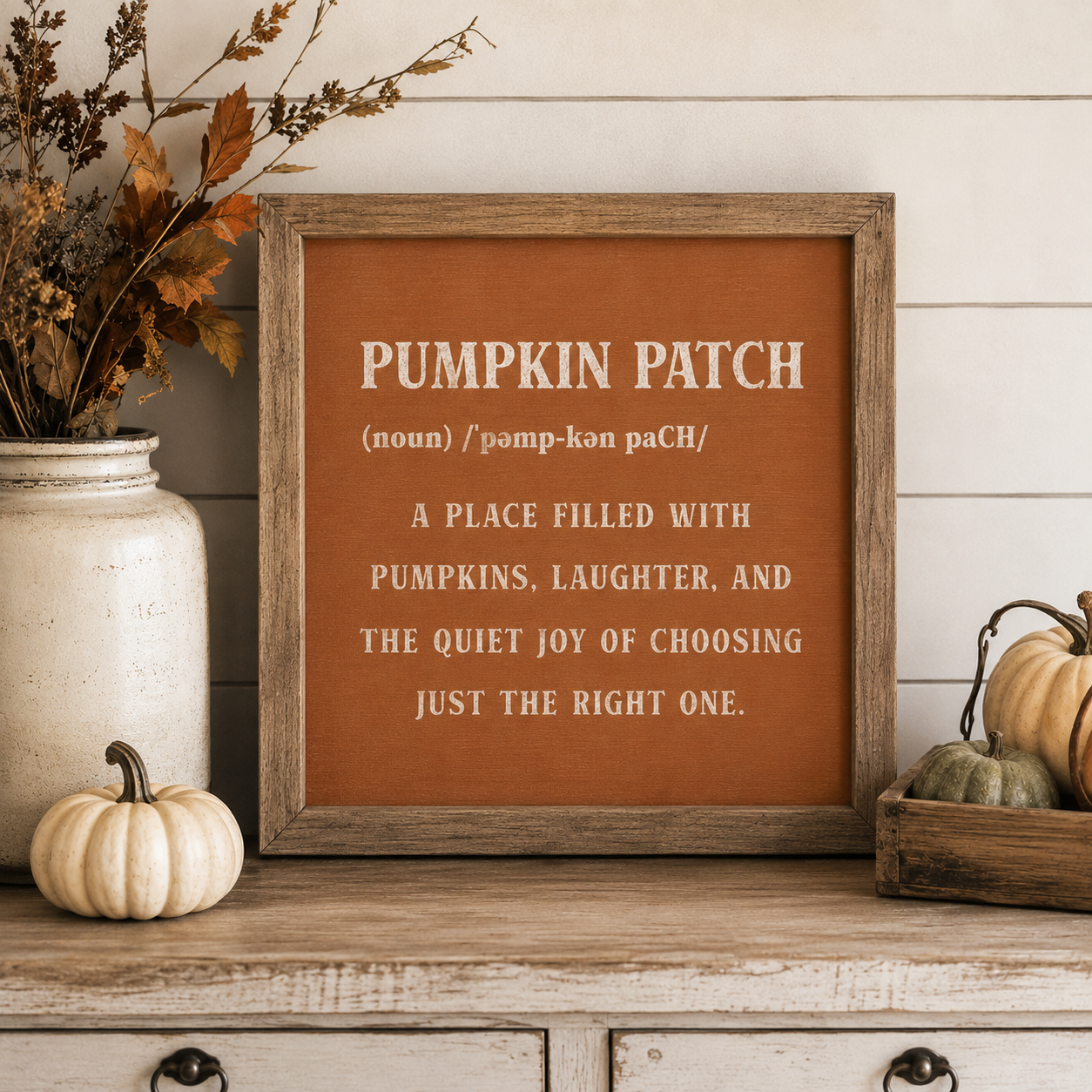 Pumpkin Patch Definition Frame