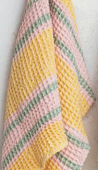 Striped Waffle Tea Towels