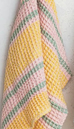 Striped Waffle Tea Towels