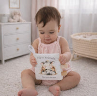 Farm Animals Cloth Baby Book