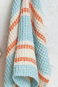 Striped Waffle Tea Towels