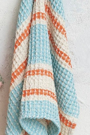 Striped Waffle Tea Towels