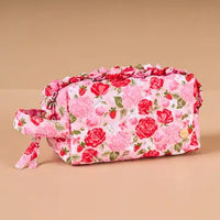 Roselyn Quilted Cosmetic Pouch
