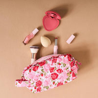 Roselyn Quilted Cosmetic Pouch
