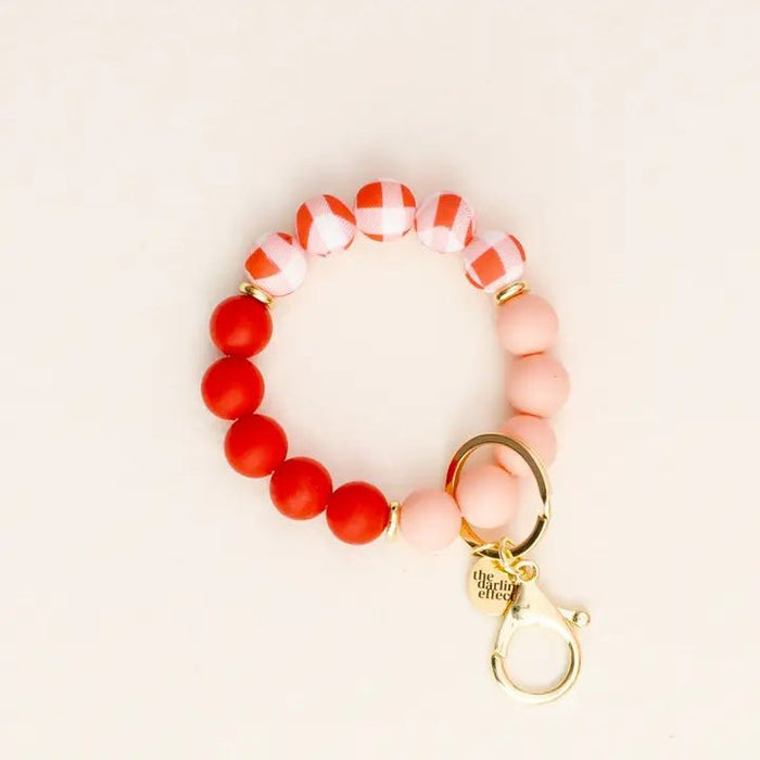 Cutie Pie Plaid Keychain Wristlet