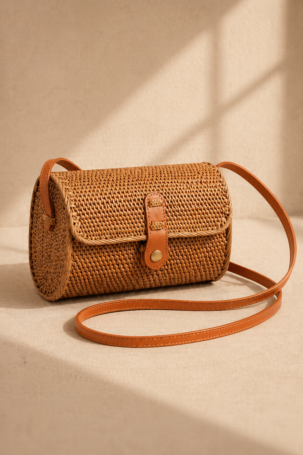 Azora Rattan Purse