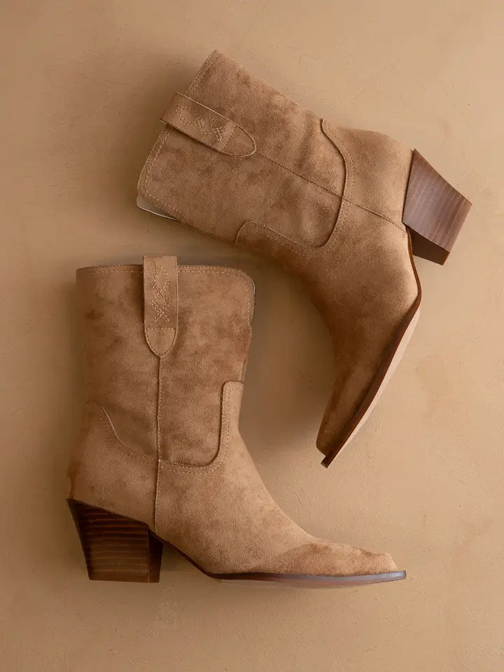 Trudy Mid-Calf Western Boot